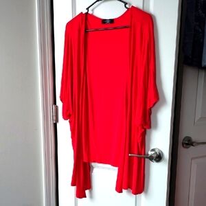 Johnny Short Sleeve Red Cartigan Xxxl